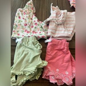 Bundle of 2 max studio baby girl 24m matching outfits